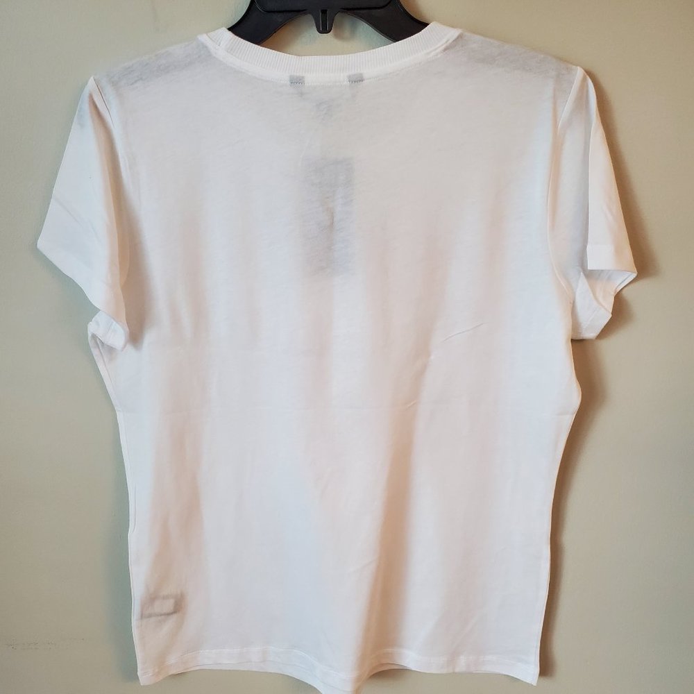 LAUREN RALPH LAUREN EMBROIDERED MONOGRAM T- SHIRT - Picture 8 of 9